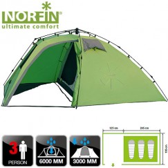 Трехместрная палатка Norfin PELED 3 NF